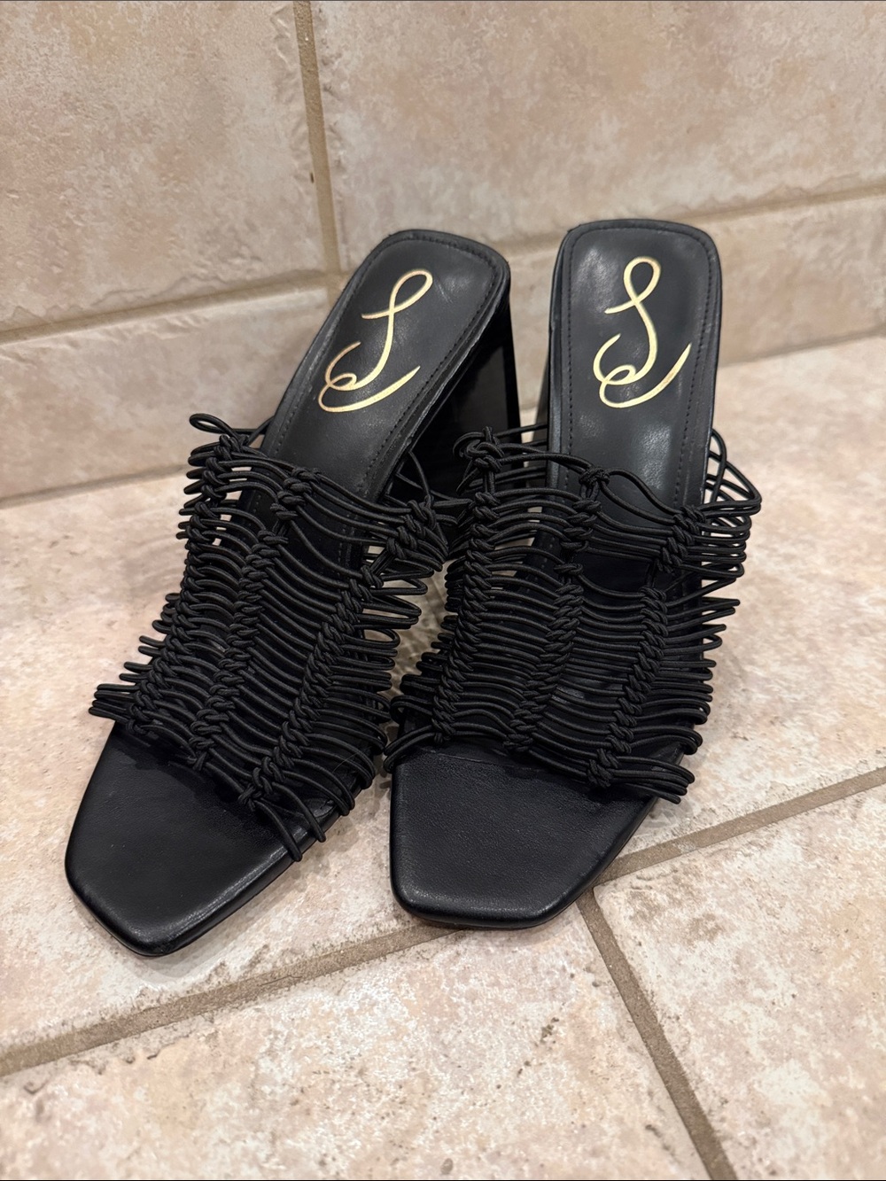 Sam Edelman Woven Heel Sandals